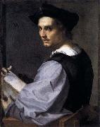 Andrea del Sarto The so called Portrait of a Sculptor Spain oil painting artist